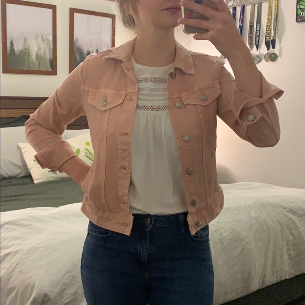 Light Pink Demin Jacket NWT